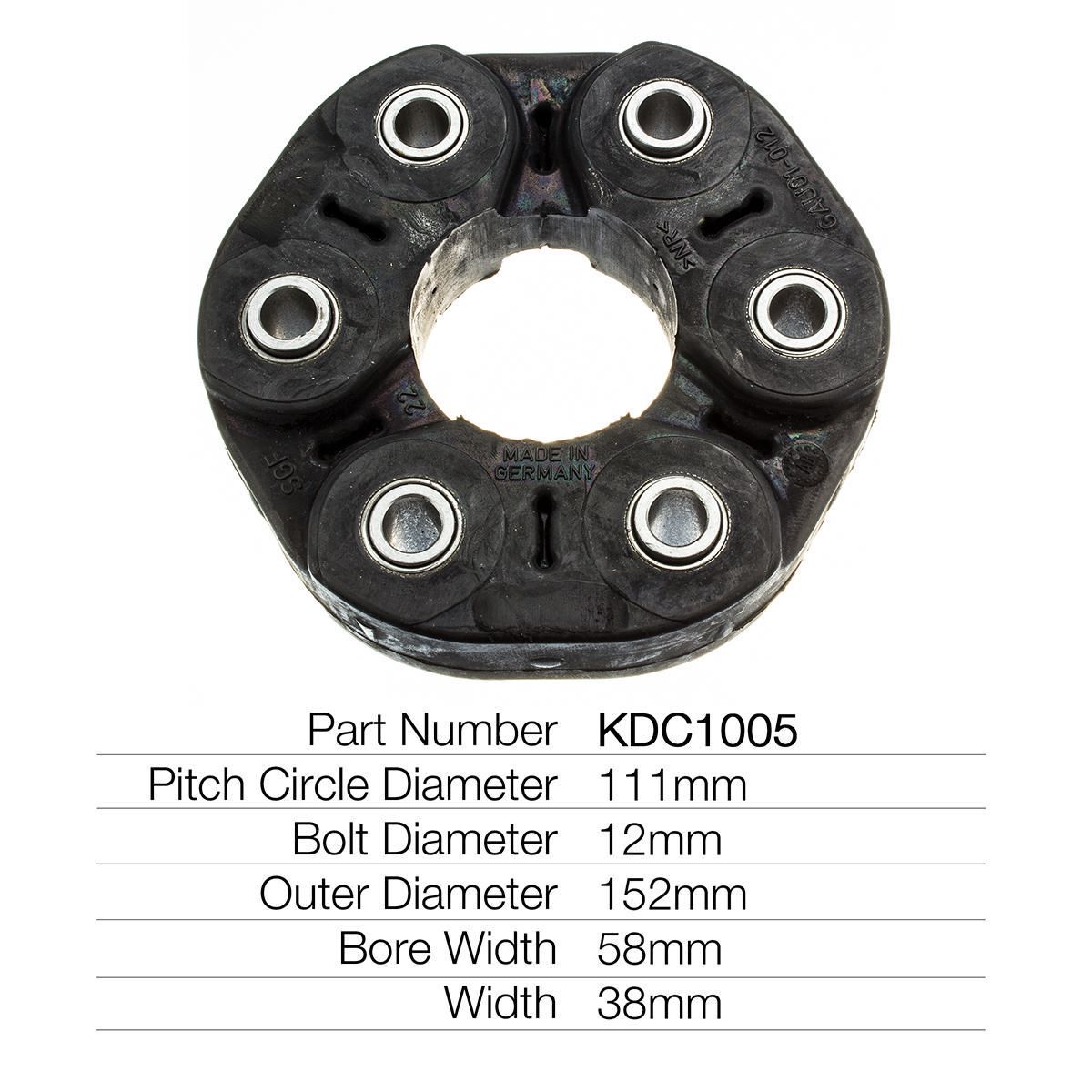Kelpro Driveshaft Coupling KDC1005