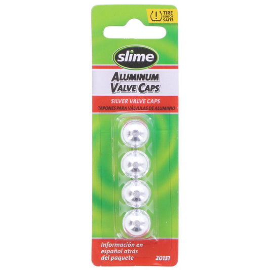 Slime Valve Caps SIlver (4 Pack) 20131