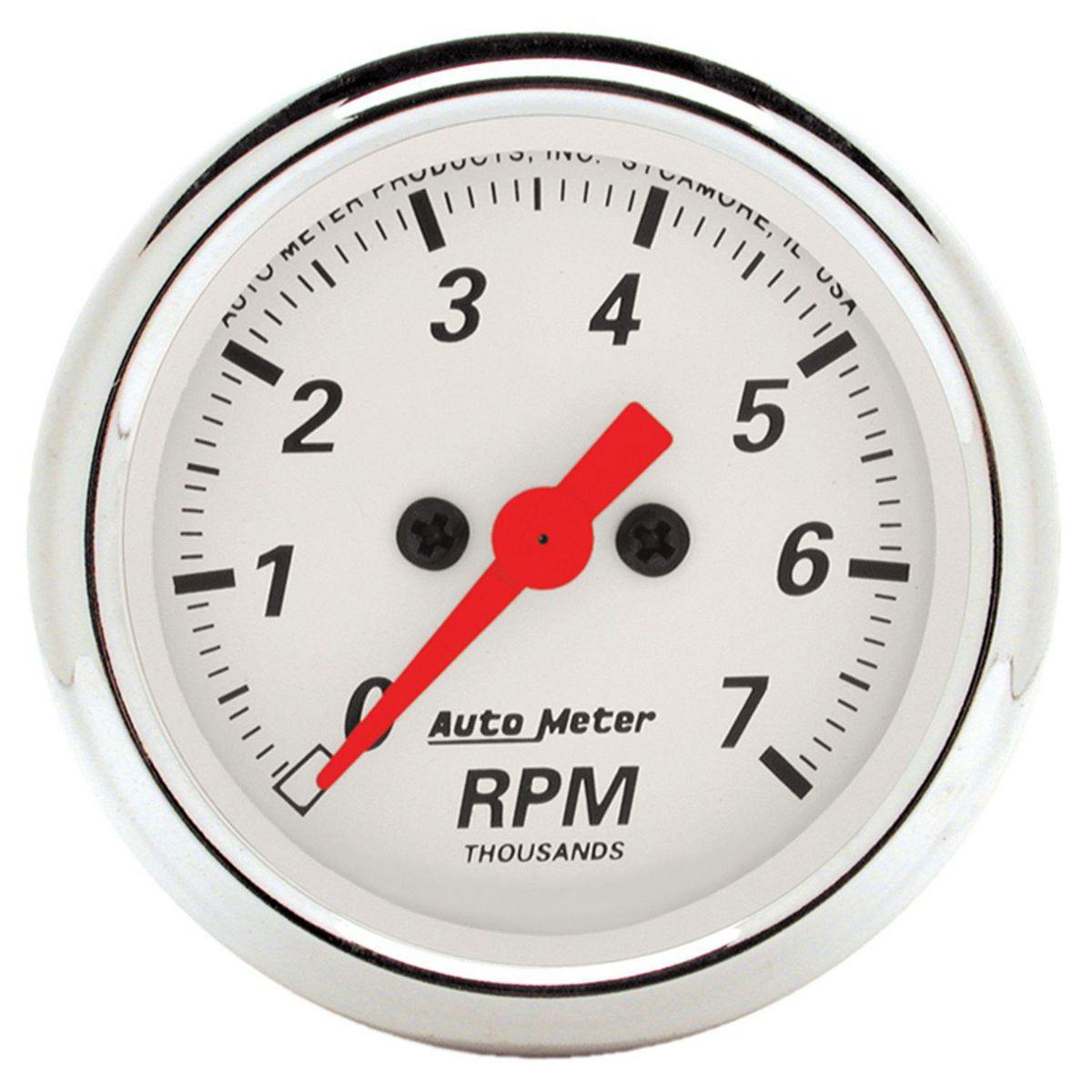 Autometer Arctic White 2-1/16in Tachometer 7000rpm AU1397