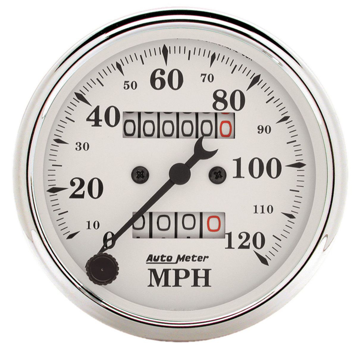 Autometer Old Tyme 3-1/8in Speedometer 120MPH Mechanical AU1693