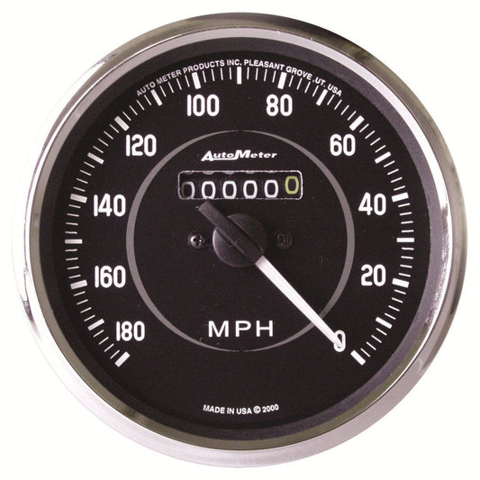 Autometer Cobra 4in Speedo Gauge 180MPH Mechanical AU201005