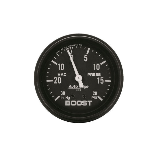 Autometer Auto Gauge 2-5/8in Boost Vacuum Gauge 30in/Hg 20PSI Mechanical AU2310