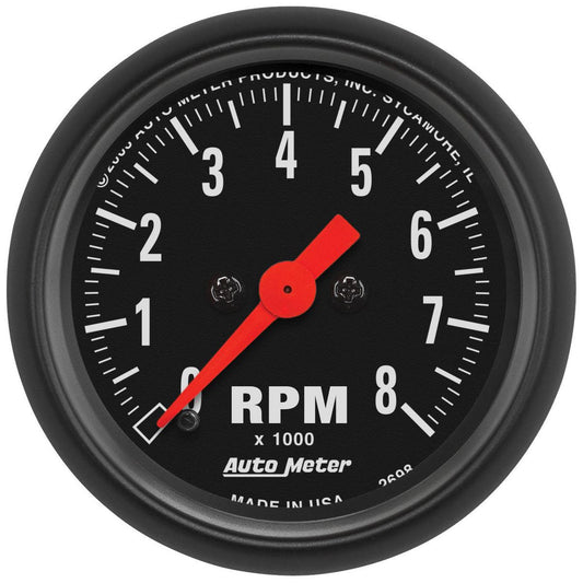 Autometer Z-Series 2-1/16in Tacho Gauge 8,000rpm In Dash AU2698
