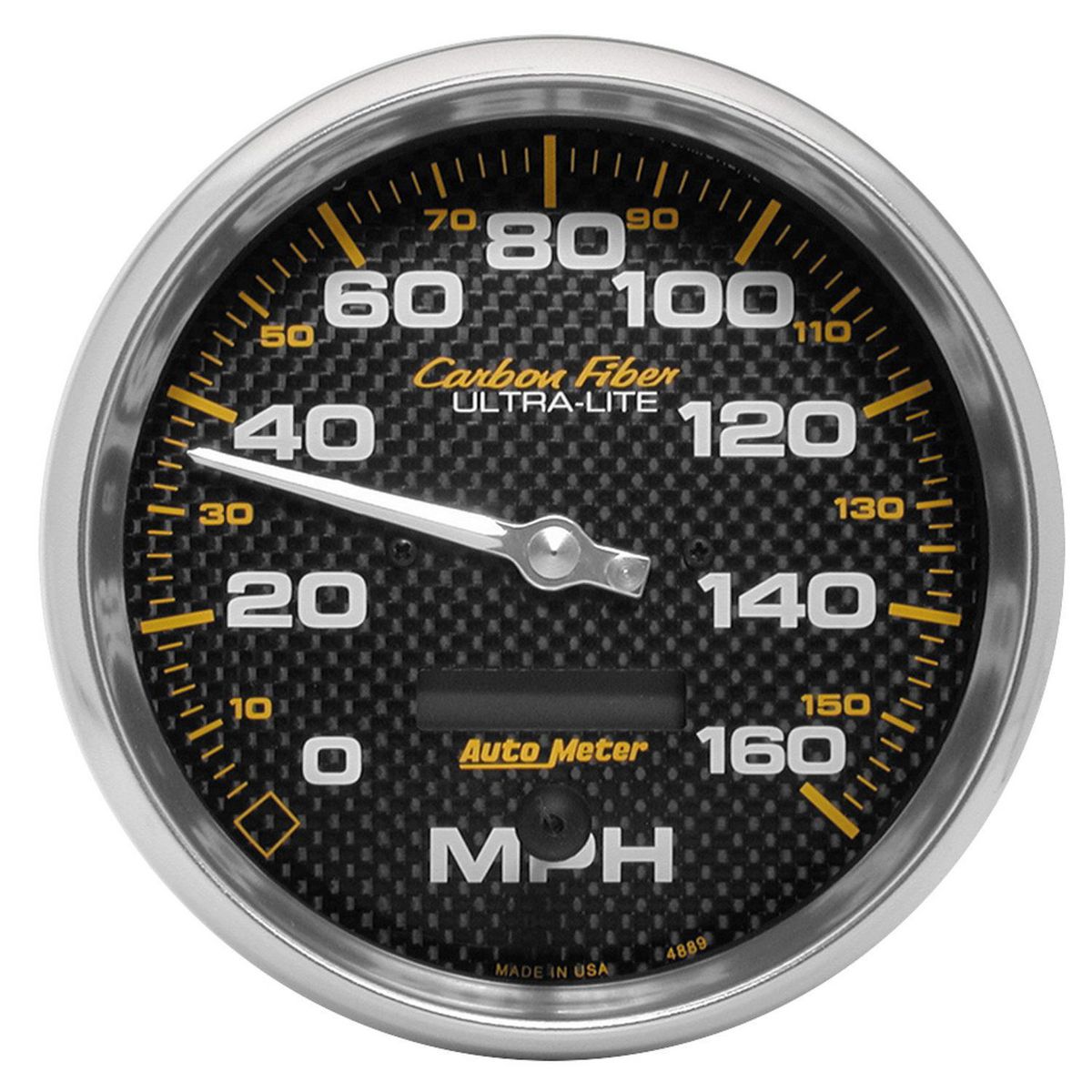 Autometer Carbon Fiber 5in Speedometer 160MPH AU4889