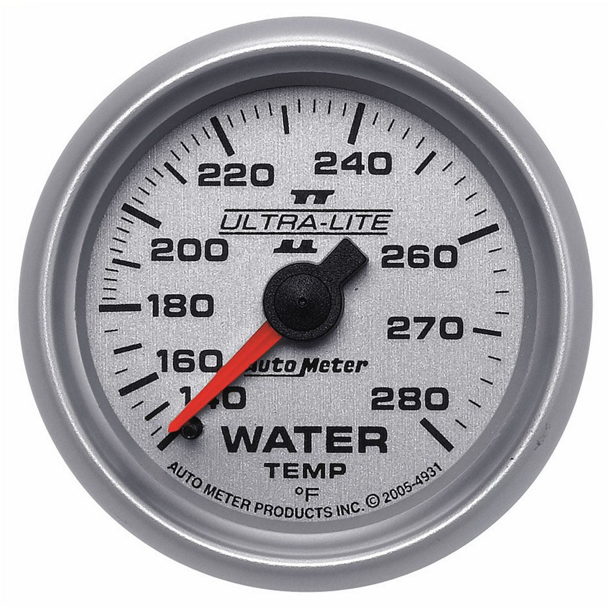 Autometer Ultra-Lite II 2-1/16in Water Temp Gauge 140-280F AU4931
