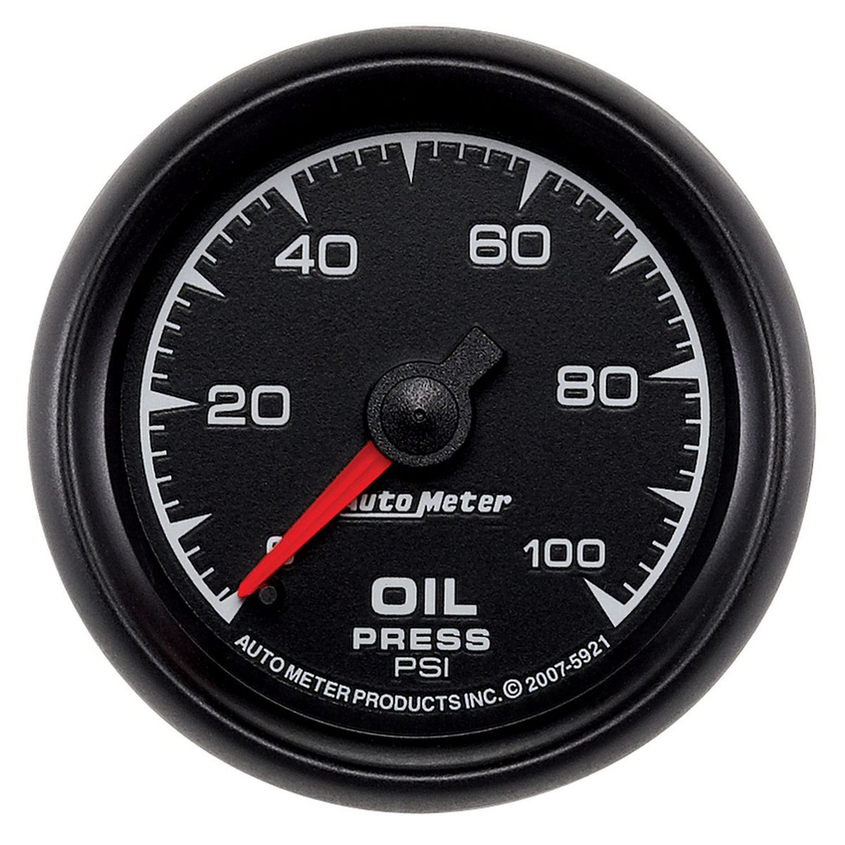 Autometer ES Series 2-1/16in Oil Pressure Gauge 0-100PSI Mechanical 8ft AU5921