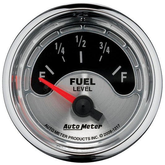 Autometer Muscle 2-1/16in Fuel Level Gauge 240-33 Ohms Short Sweep Electric AU1217
