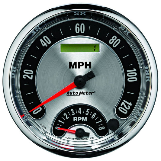 Autometer Muscle 5in Tacho/Speedo 8000rpm/120mph AU1295