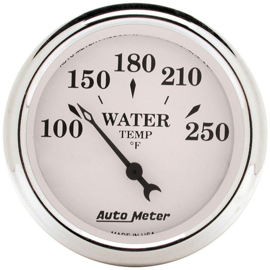 Autometer Old Tyme Water Temp Gauge 100-250F Short Sweep Electric AU1638