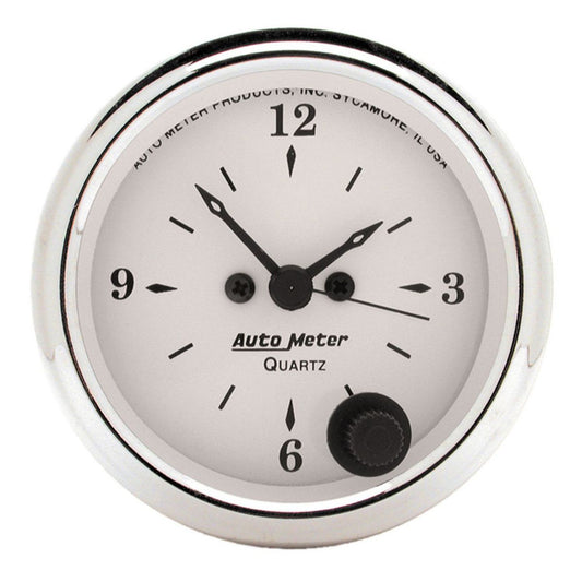 Autometer Old Tyme 2-1/16in Clock AU1686