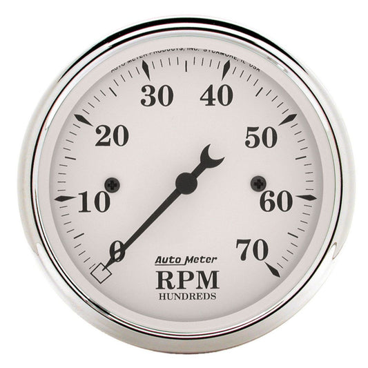 Autometer Old Tyme 3-1/8in Tachometer 7000rpm AU1695