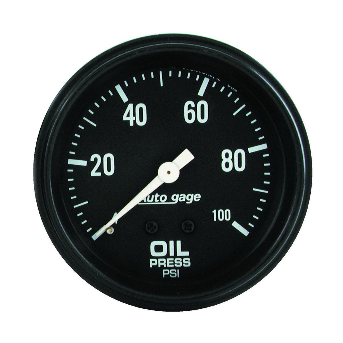 Autometer Auto Gauge 2-5/8in Oil Pressure Gauge 0-100PSI Mechanical AU2312