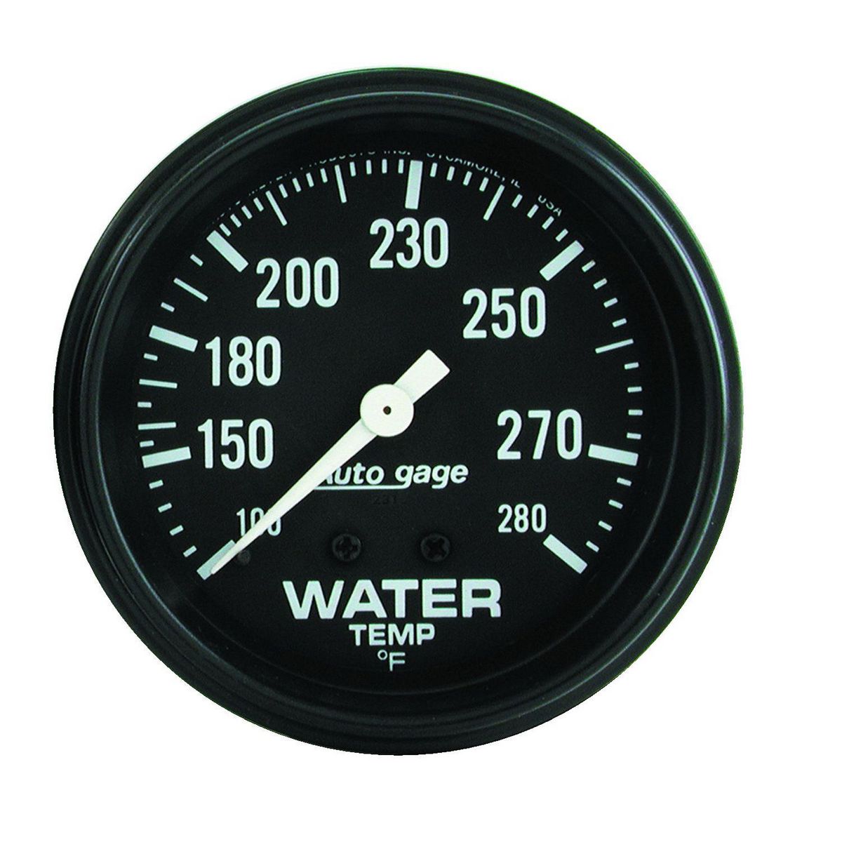 Autometer Auto Gauge 2-5/8in Water Temp Gauge 100-280F Mechanical 6ft AU2313