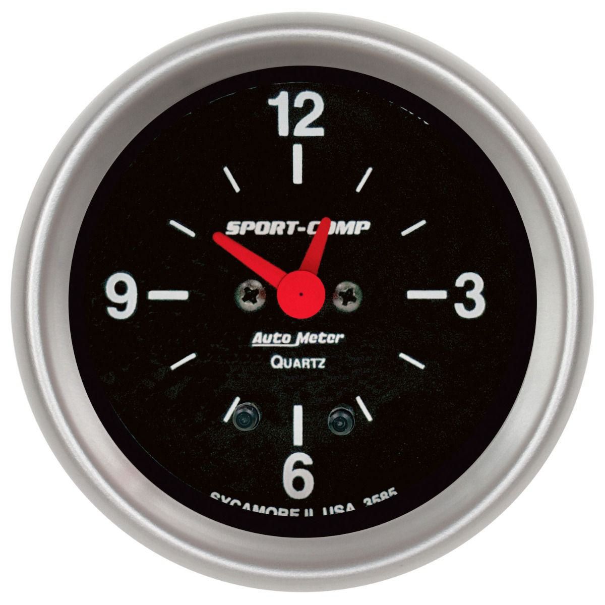 Autometer Sport-Comp 2-5/8in Clock Analogue Electric AU3585