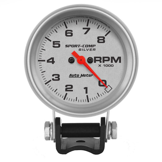 Autometer Ultra-Lite 2-5/8in Tacho Gauge 8,000rpm Pedestal Mount AU3707