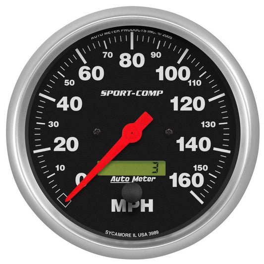 Autometer Sport-Comp 5in Speedo Gauge 160MPH Electronic In Dash AU3989