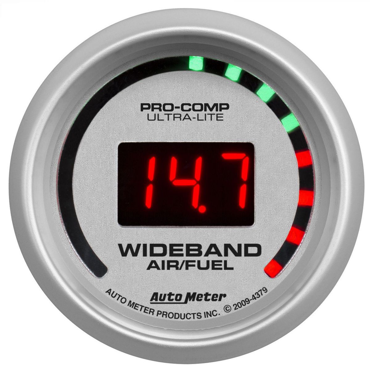 Autometer Ultra-Lite 2-1/16in Air/Fuel Gauge Wideband LED & Digital AU4379
