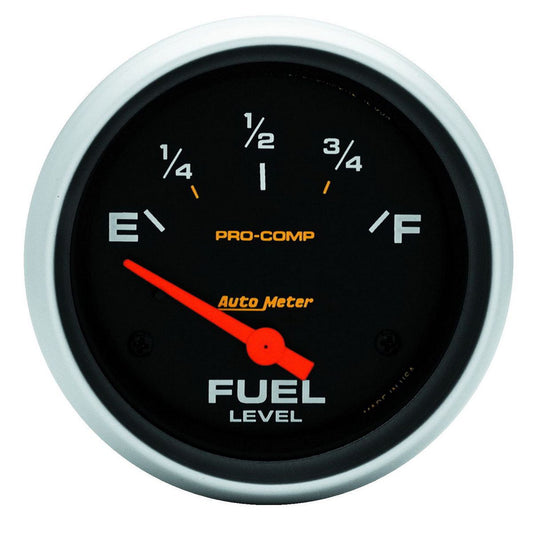 Autometer Pro-Comp 2-5/8in Fuel Level Gauge 240-33 Ohms Short Sweep Electric AU5417