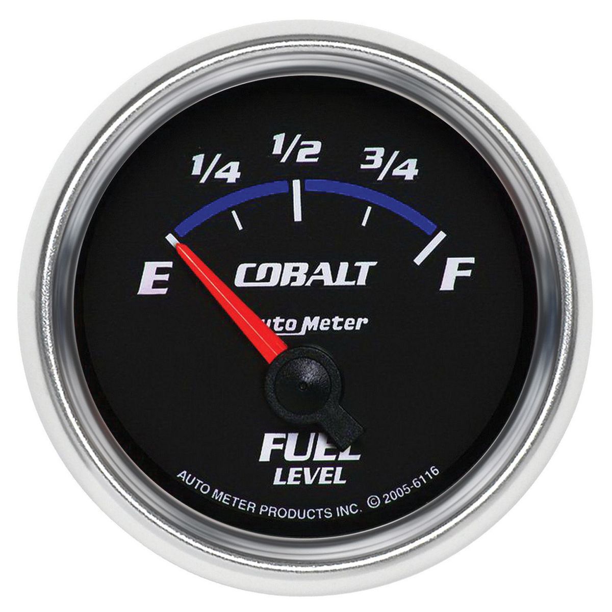 Autometer Cobalt 2-1/16in Fuel Level Gauge 240-33 Ohm Short Sweep Electric AU6116
