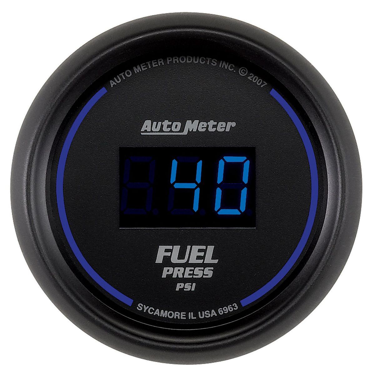 Autometer Cobalt Digital 2-1/16in Fuel Pressure Gauge 5-100 PSI Electric AU6963