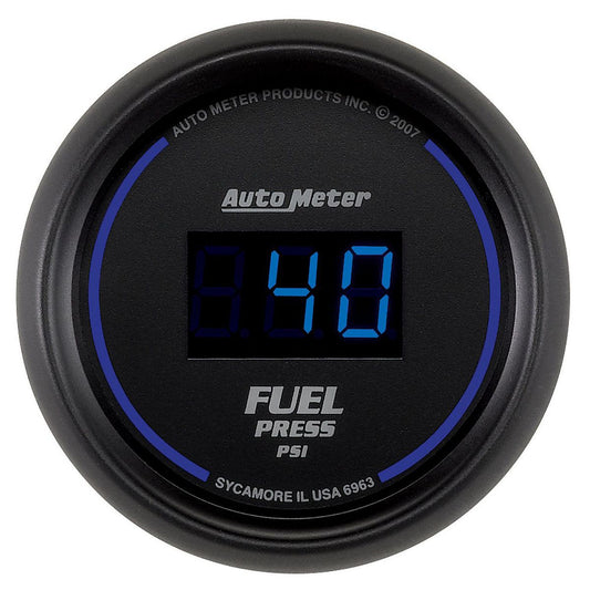 Autometer Cobalt Digital 2-1/16in Fuel Pressure Gauge 5-100 PSI Electric AU6963