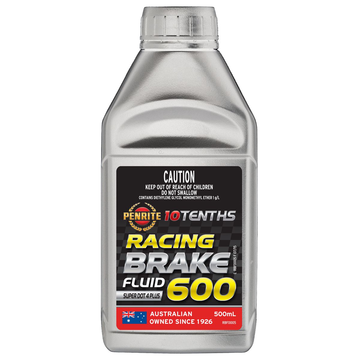 Penrite 10 Tenths Racing Brake Fluid Dot 4 500mL