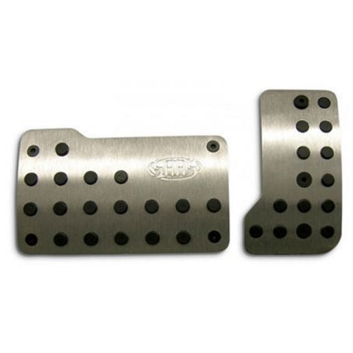 SAAS Pedal Pad Kit Auto - Aluminium Black Slots 23123BA