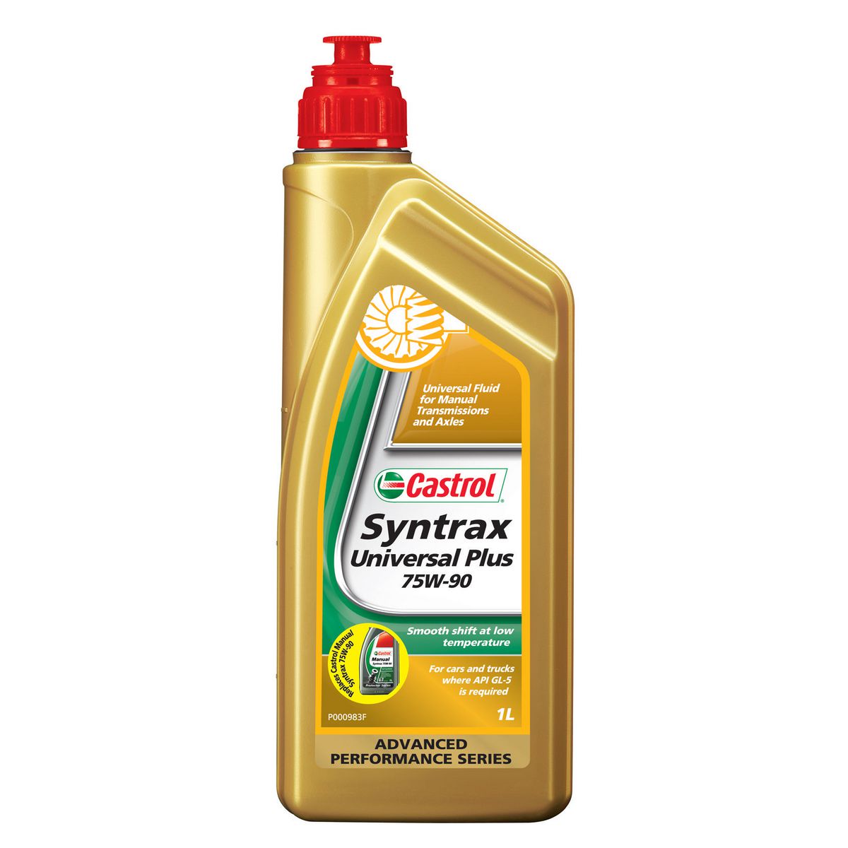 Castrol Syntrax Manual Transmission Fluid 75W-90 Universal Plus 1L 3377738