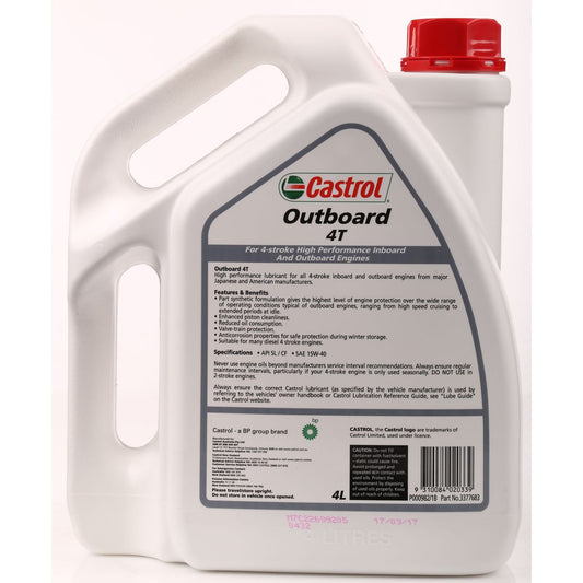 Castrol Outboard Mineral Engine Oil 4T 4L 3377683