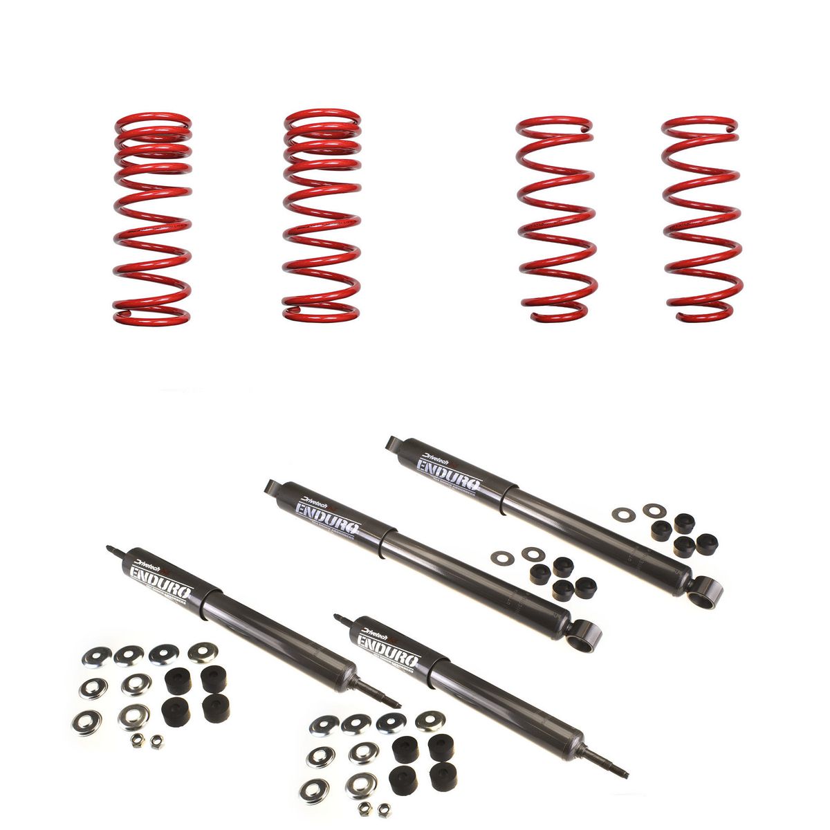 Drivetech 4x4 Enduro Nitro Gas Lift Kit fits Nissan Patrol CG Wagon (1988-97) & GU Ute (1997-16) - DTSK-NIS01H