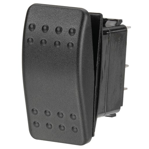 Narva Switch Momentary Rocker Sealed 12/24V Black 63110BL