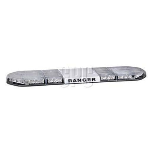 Narva Legion Light Bar with In-built Alley Lights and Clear Lens Amber/Opal Centre 1.2m 12V 85026AC-AL