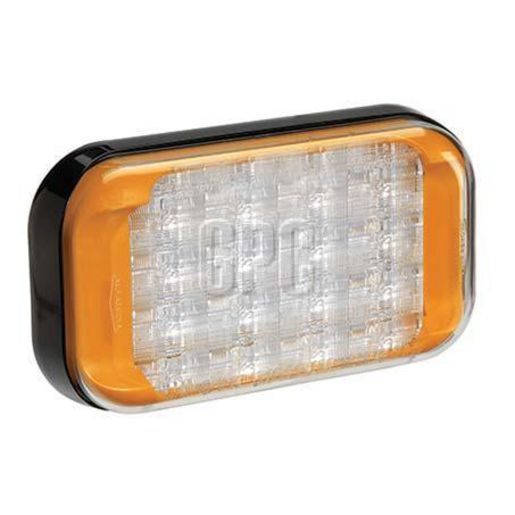 Narva High Powered LED Warning Lamp with Deutsch Connector Amber 9-33V 85222A-D