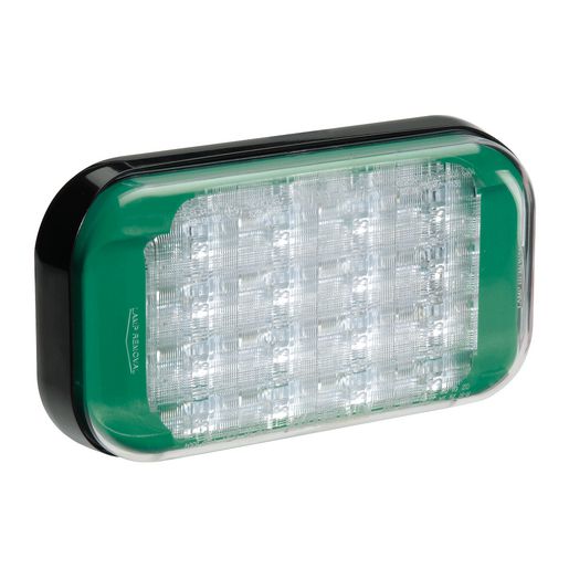 Narva High Powered LED Warning Lamp 9-33V Green 85222G