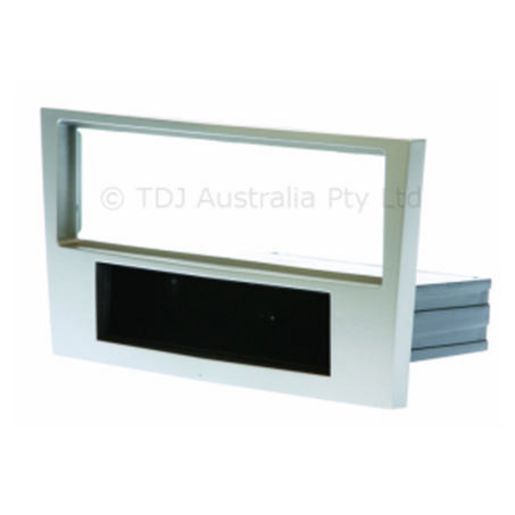 Aerpro Facia fits Holden Astra AH Single Din And Pocket Silver