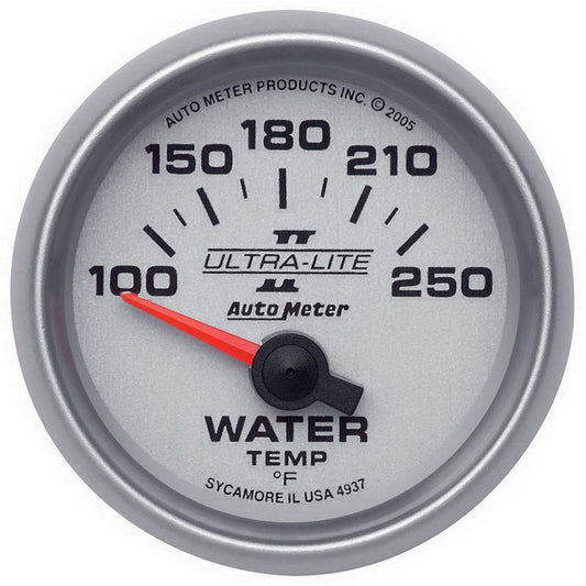 Autometer Ultra-Lite II 2-1/16in Water Temp Gauge 100-250F AU4937