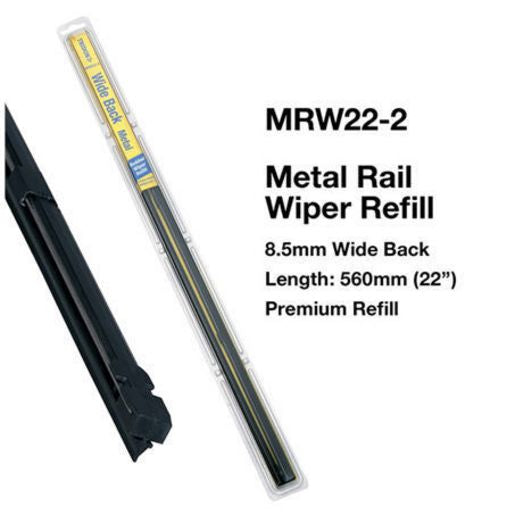 Tridon Wiper Refill Metal Rail Wide Back MRW22-2