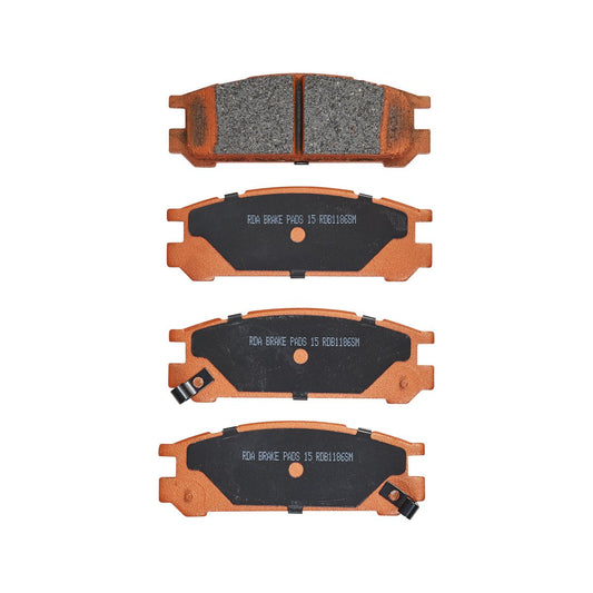 RDA GP Max Brake Pad Set Rear RDB1186