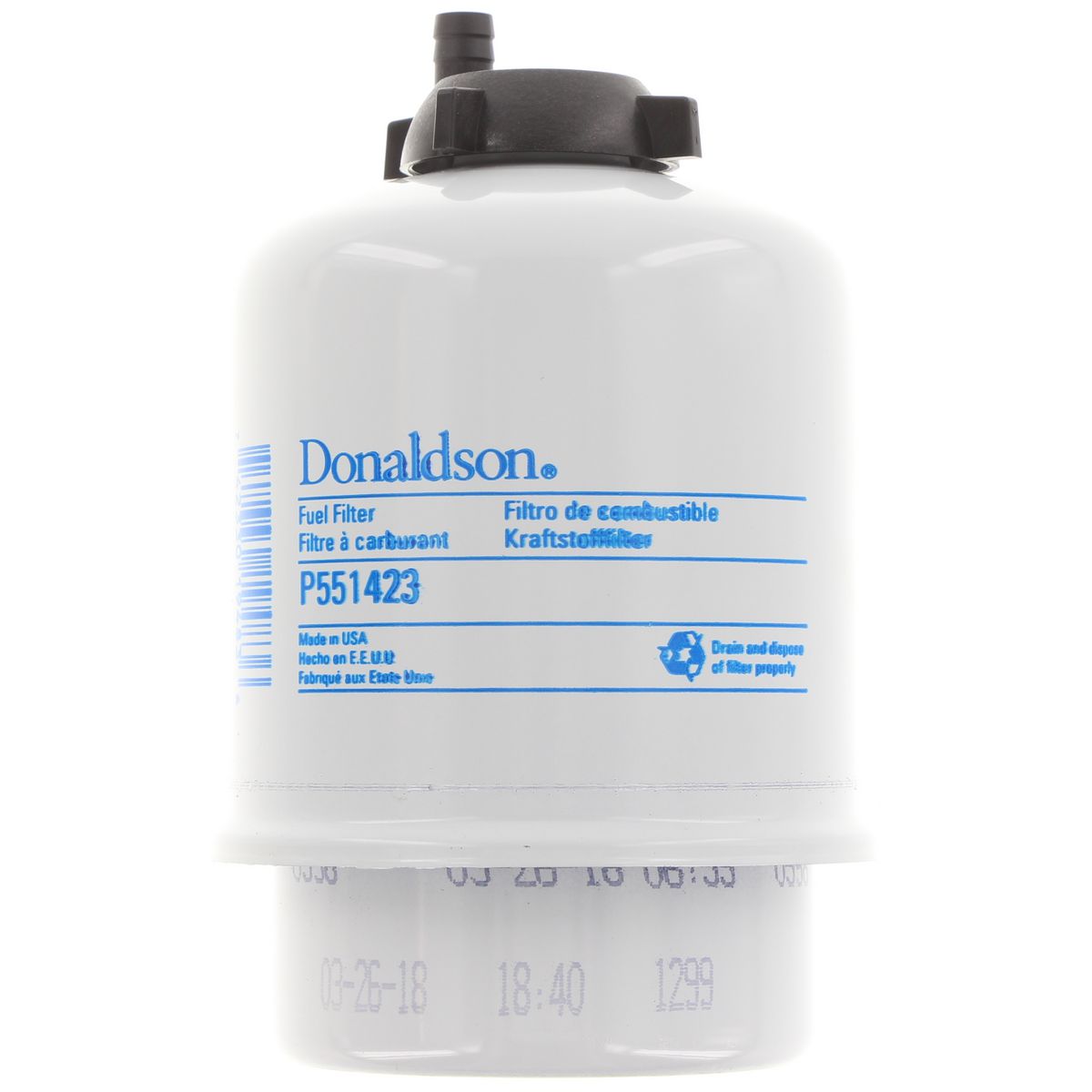 Donaldson Fuel Water Separator Filter P551423
