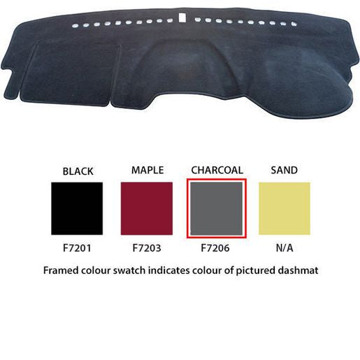 Sunland Dashmat fits FORD RANGER (PX - 10/11 to 6/15) - Charcoal
