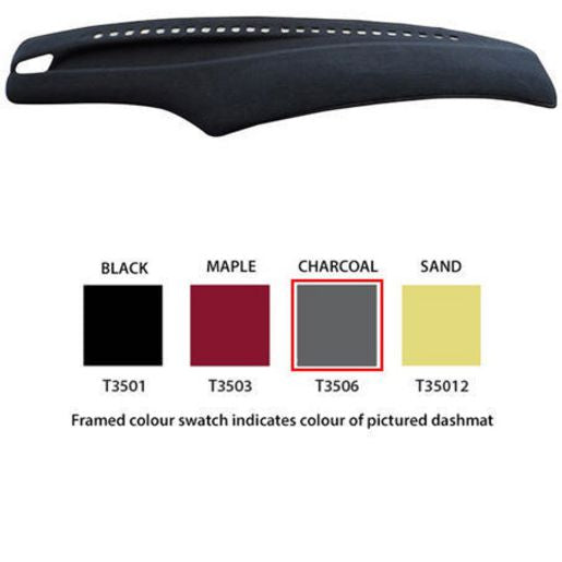 Sunland Dashmat fits TOYOTA LANDCRUISER (80 SERIES - 4/90 to 1/95) - Charcoal