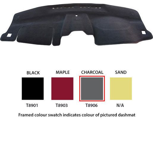 Sunland Dashmat fits TOYOTA CAMRY (ASV50R - 12/11 On) - Charcoal