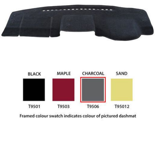 Sunland Dashmat fits TOYOTA PRADO (GRJ150R/KDJ150R - 10/09 to 2/14) - Charcoal