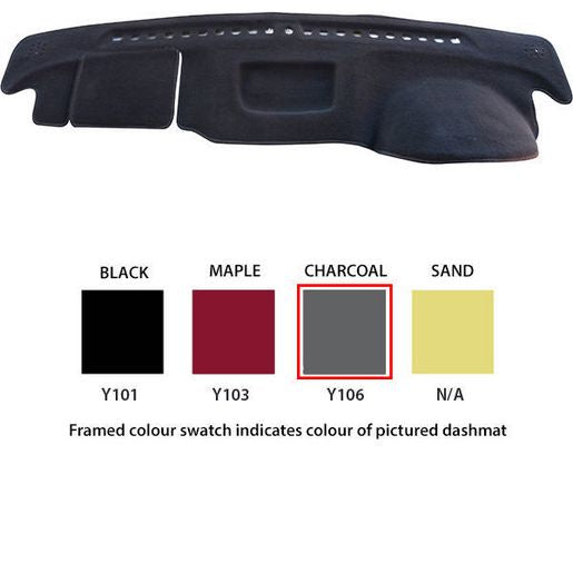 Sunland Dashmat fits ISUZU D MAX (TFR85J/TFS85J MY12 - 6/12 On) - Charcoal