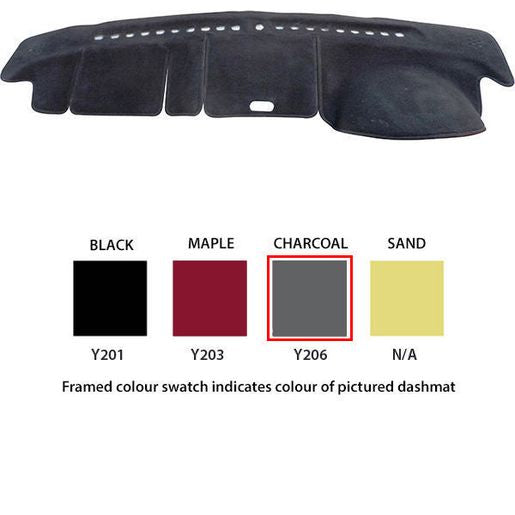 Sunland Dashmat fits ISUZU D MAX (TFR85J/TFS85J - 6/12 On) - Charcoal