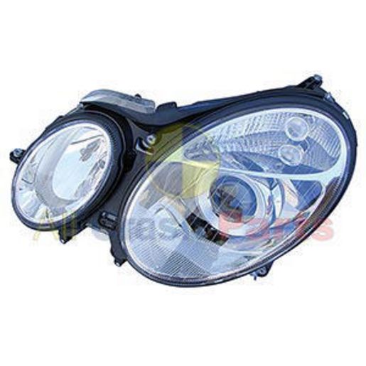 APG All Crash Head Lamp Passenger Side Certified Suits Mercedes-Benz E Class W211 2002 to 2009 BAM-21030LHQ
