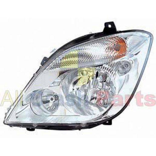 APG All Crash Head Lamp Passenger Side Certified Suits Mercedes-Benz Sprinter Fitted Without Fog Lights 2006 to 2013 BSD-21030LHQ