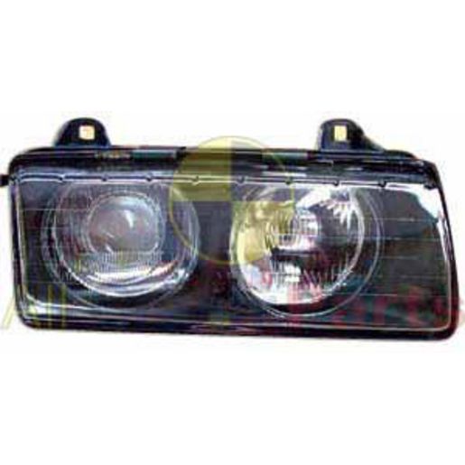 APG All Crash Halogen Manual Adjust Head Lamp Drivers Side Certified Suits BMW 3 Series E36 1991 to 2000 ETC-21030RHQ