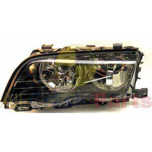 APG All Crash Halogen Head Lamp Passenger Side Certified Suits BMW 3 Series E46 Sedan 1998 to 2001 ETD-21030LHQ