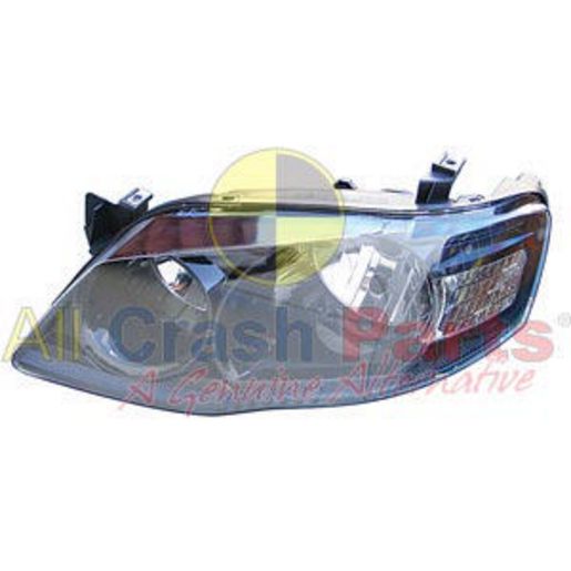 APG All Crash Black Halogen Head Lamp Passenger Side Certified Suits Ford Falcon XT BF II/BF III 2006 to 2009 FAB-21033LHQ